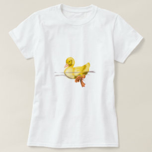 T-shirt de canard flottant mignon