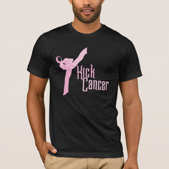 T-shirt de Cancer de coup-de-pied (Devant)