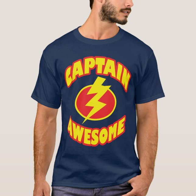 T-shirt de CAPITAINE AWESOME (Devant)