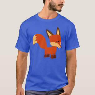 T-Shirt de caricature en Astute mignonne Fox