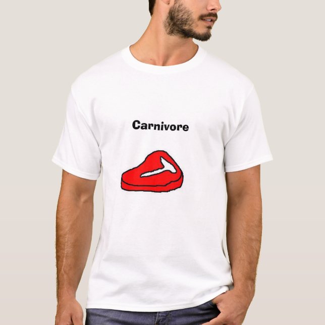 T-shirt de carnivore (Devant)