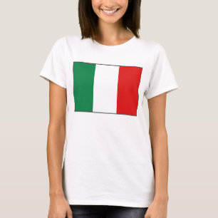 T-shirt de carte du drapeau X de l'Italie