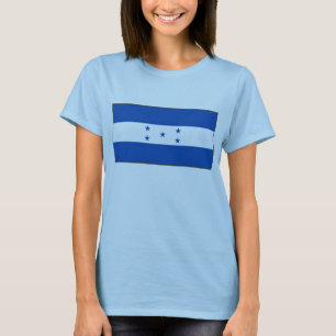 T-shirt de carte du drapeau X du Honduras