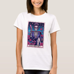 T-Shirt de carte Tarot Good Vibes uniquement