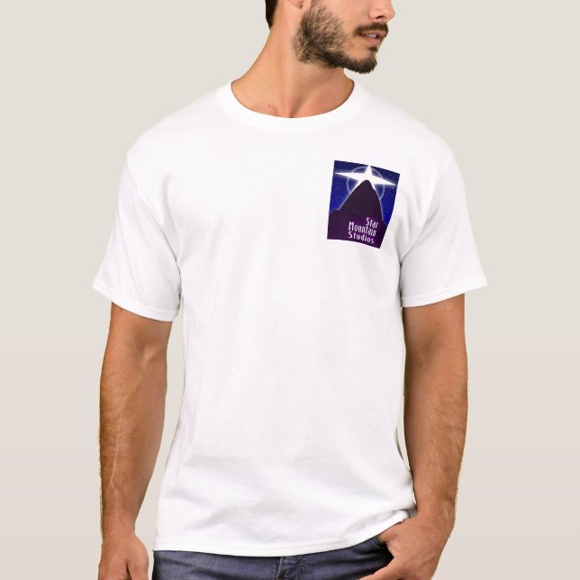 T-shirt De casque étrange de SMS (Devant)