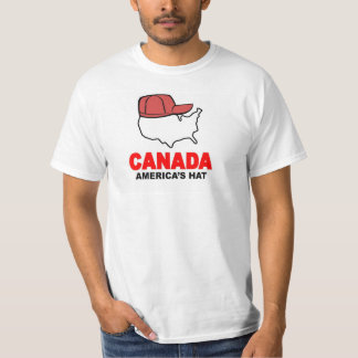 T-shirt de casquette du Canada, Amérique