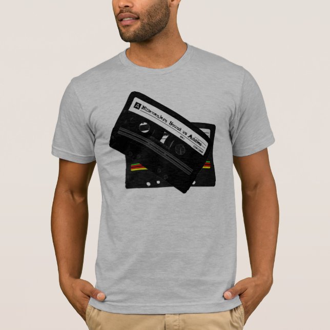 T-SHIRT de cassette-bande (Devant)