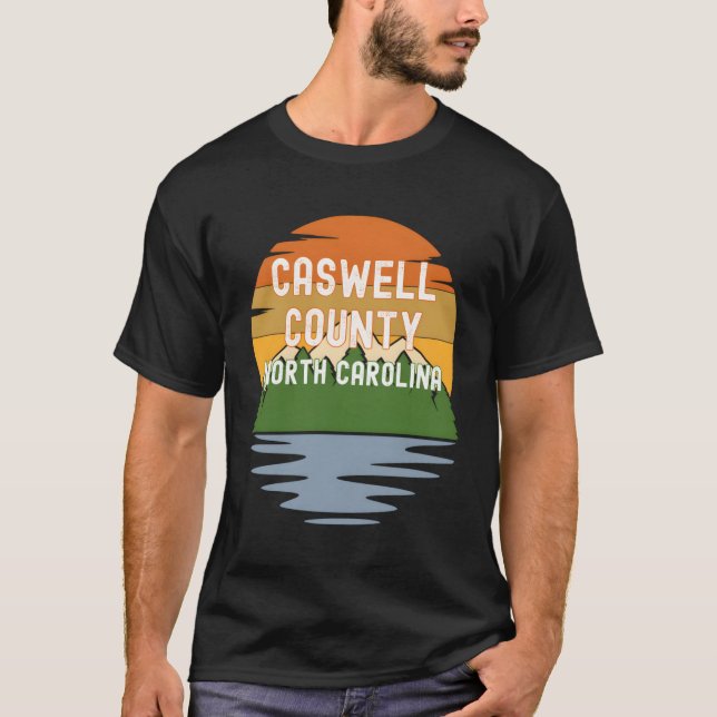 T-shirt De Caswell Comté Caroline du Nord (Devant)
