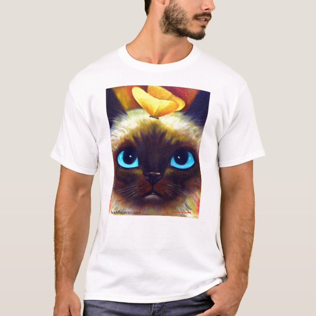 T-SHIRT DE CAT SIAMOIS (Devant)