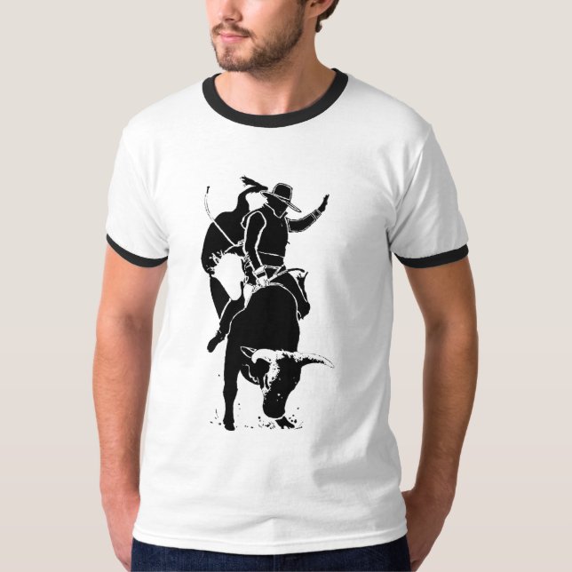 T-shirt de cavalier de Taureau (Devant)