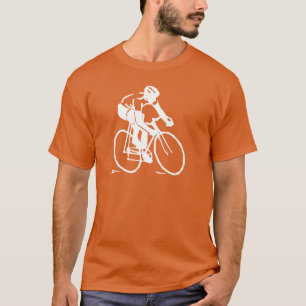 T-shirt de cavalier de vélo
