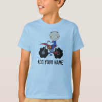 T-shirt de cavalier de vélo de saleté de garçon
