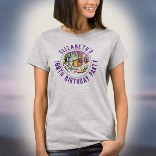 T-shirt de célébration de 100 ans