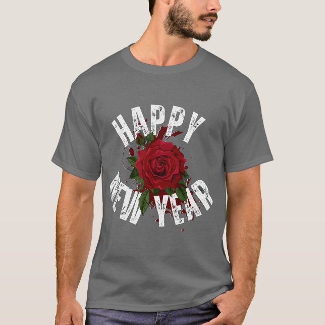 T-Shirt de célébration de la nouvelle année 2026 (Devant)