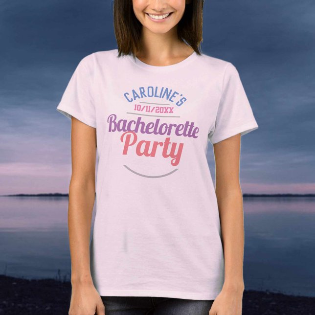 T-shirt de célébration d'une fille pour une soirée (Créateur téléchargé)