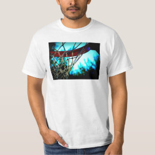 T-shirt de cercle de basket-ball