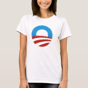 T-SHIRT DE CERCLE D'OBAMA DE SOUTIEN