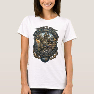 T-shirt de champ de bataille de la marine