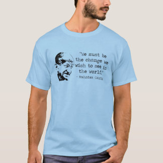 T-shirt de changement de Gandhi