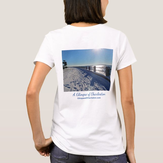 T-shirt de Charleston de ski -- Femmes (Dos)