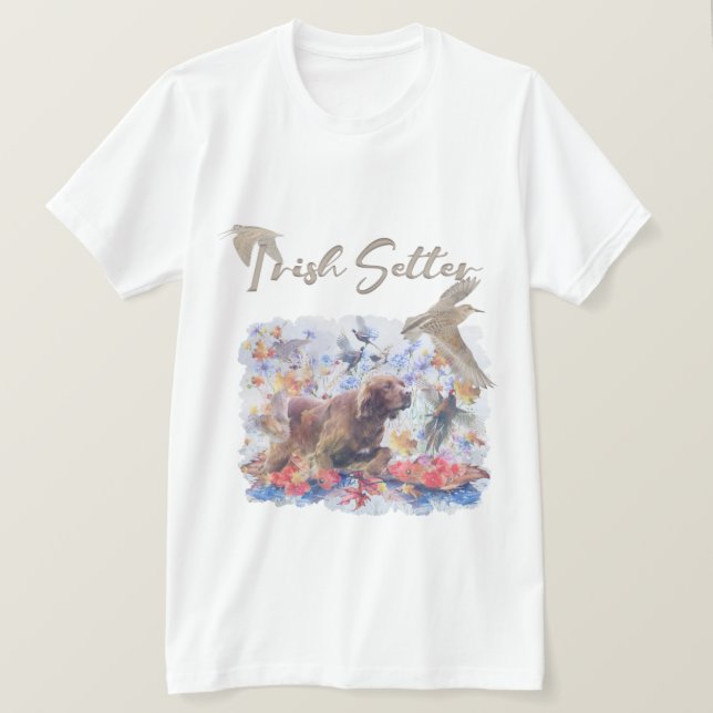T-Shirt de chasse à la couture irlandaise (Design devant)