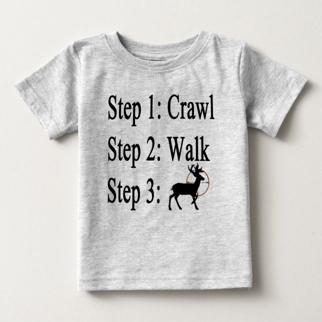 T-shirt de chasse Baby Steps (Devant)