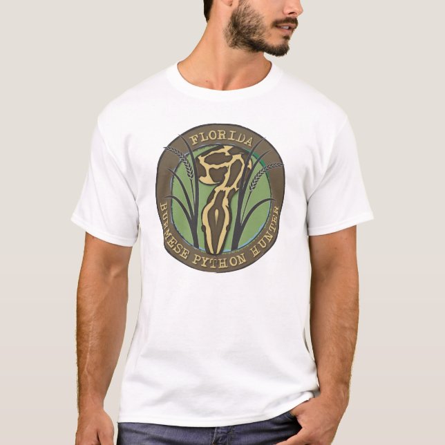 T-shirt de chasseur de python (Devant)