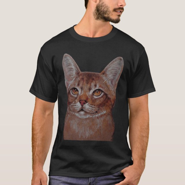 T-shirt de chat d'Abby (Devant)