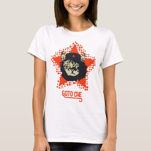 T-shirt de chat de Che Guevara (Devant)