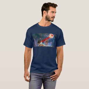 T-shirt de chat de laser