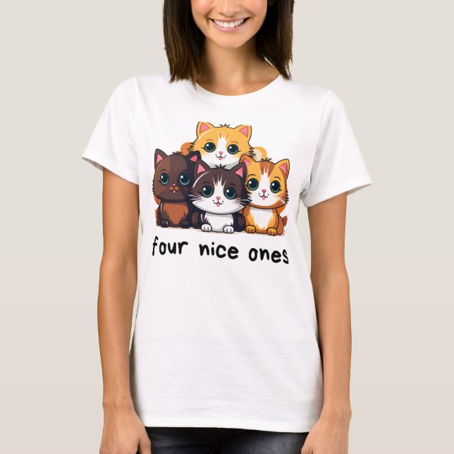 T-Shirt de chat, Drôle cadeau Amoureux des chats d (Devant)