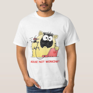 T-shirt De chat étrange drôle