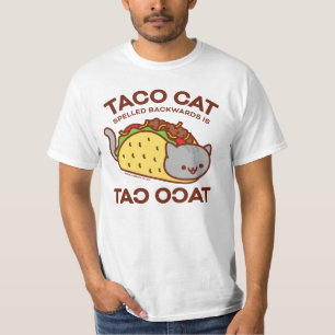 T-shirt de chat - le CAT de TACO écrit vers