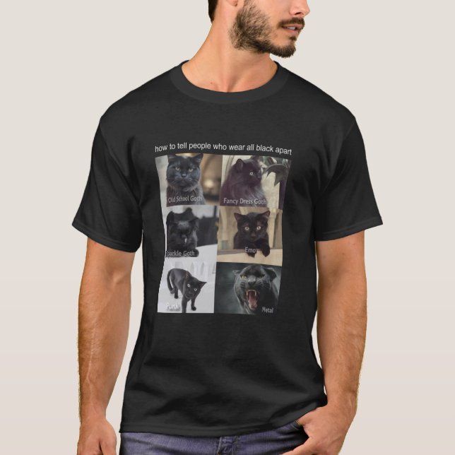 T-shirt de chat mème Chat drôle Kitty mignon Miaou (Devant)