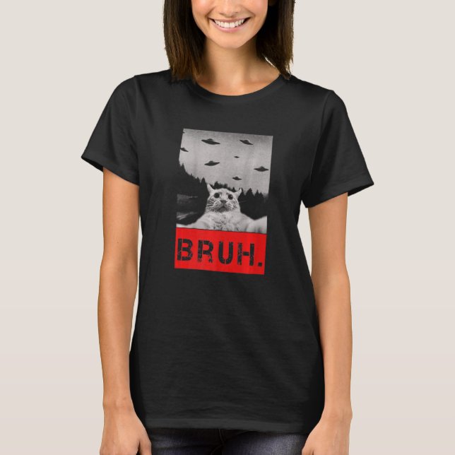 T-shirt de chat mème drôle pour frère, cadeau vint (Devant)