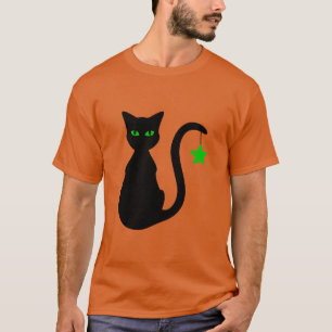 T-shirt de chat noir