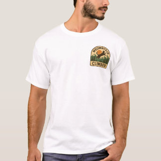 T-Shirt de chatte à sauts de l'alpiniste