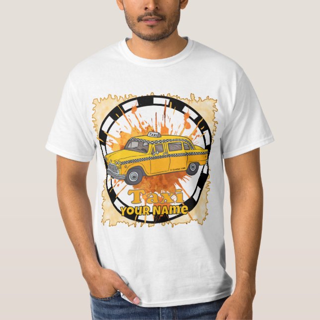 T-Shirt de chauffeur de taxi (Devant)