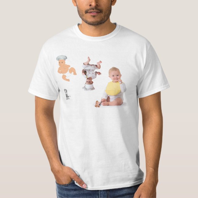 T-shirt de chef de bébé (Devant)