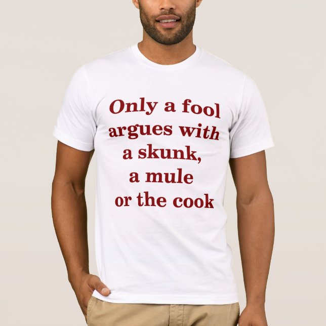 T-shirt de chef ou de cuisinier (Devant)