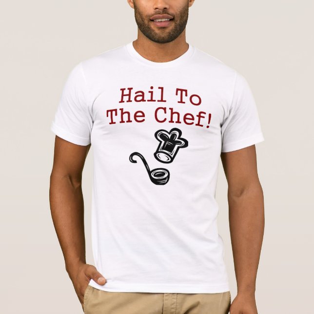 T-shirt de chef ou de cuisinier (Devant)