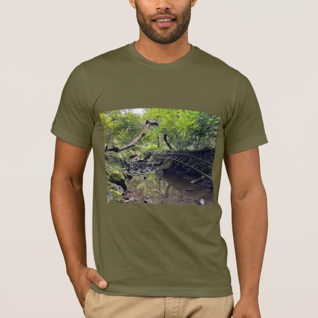 T-Shirt de chemin de fer abandonné (Devant)