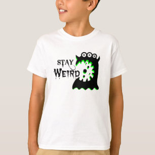 T-shirt De chemise étrange d'enfants de séjour