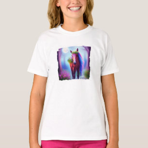 T-Shirt de cheval de fantaisie