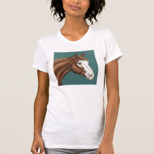 T-shirt de cheval de peinture d'Overo