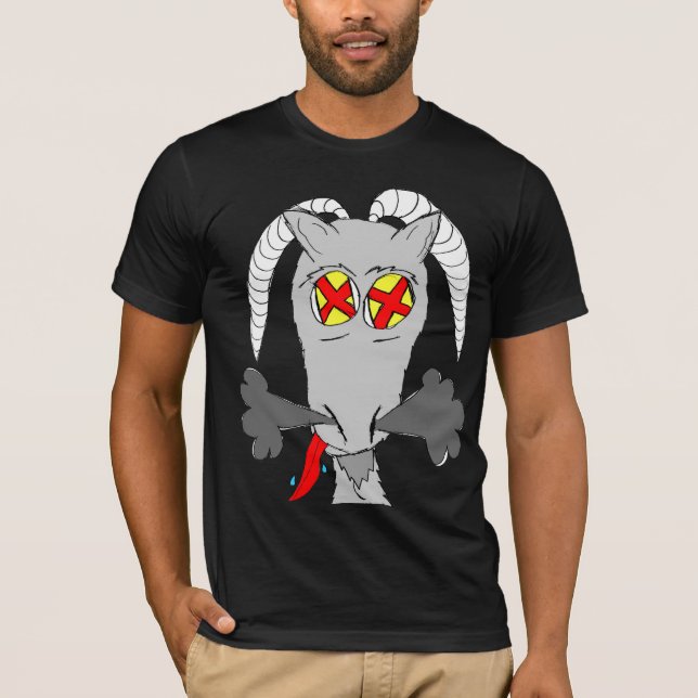 T-shirt de chèvre de la mort (Devant)
