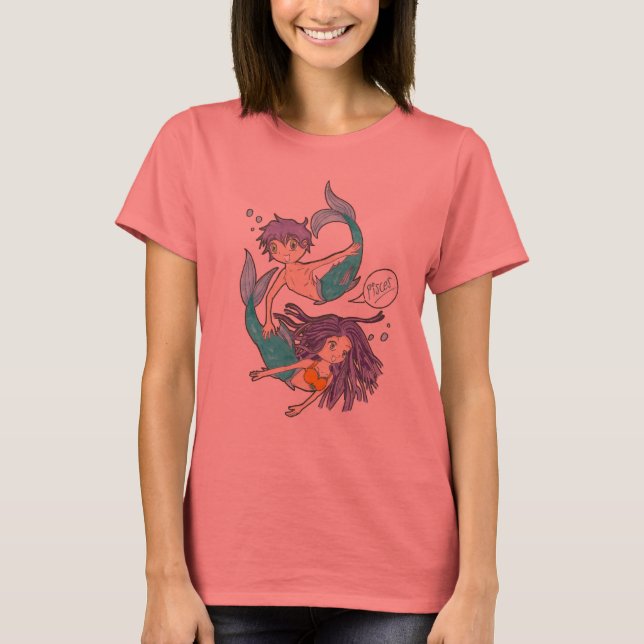T-shirt de Chibi Poissons des femmes (Devant)