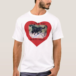 T-shirt de chien d'agilité - customisé