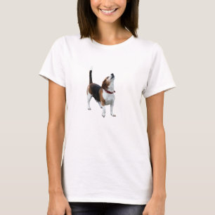 T-shirt de chien de beagle d'hurlement