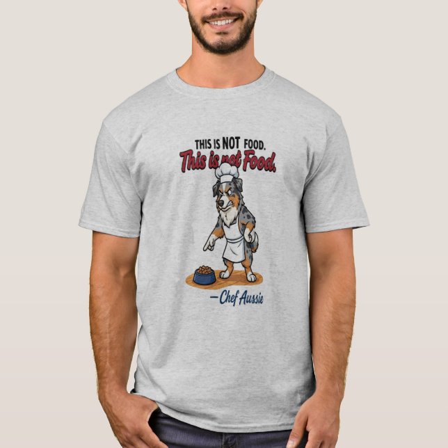 T-Shirt de chien de cuisine drôle (Devant)